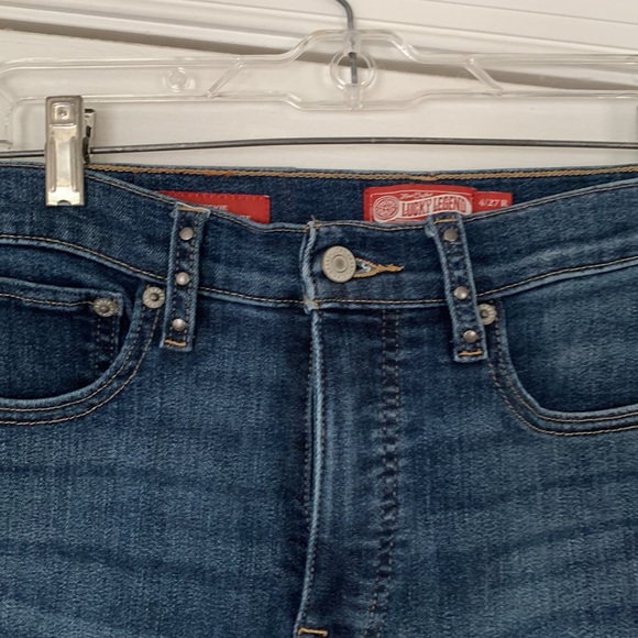 Lucky Brand (studded)Stevie High Rise Flare 4/27R - Picture 6 of 10